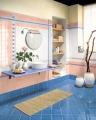 Gạch men ốp tường nội thất sử dụng trong trang trí phòng tắm